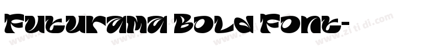 Futurama Bold Font字体转换